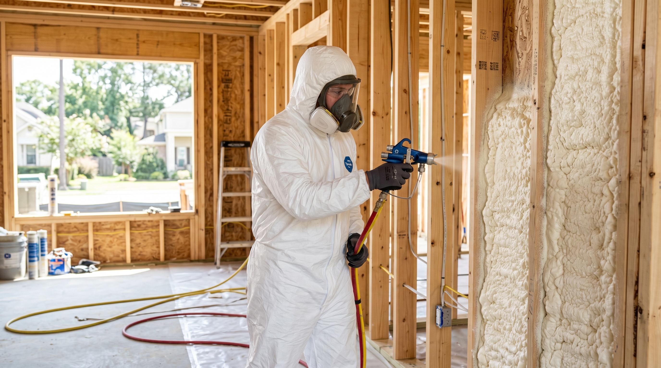 Spray Foam Insulation Installation
